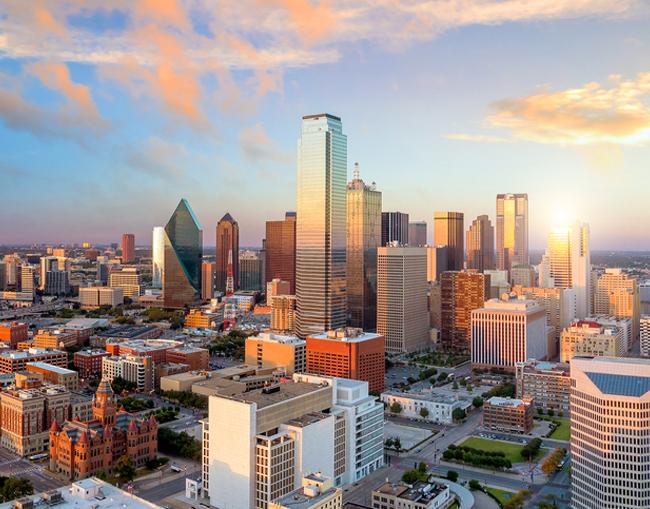 Photo of downtown Dallas skyline